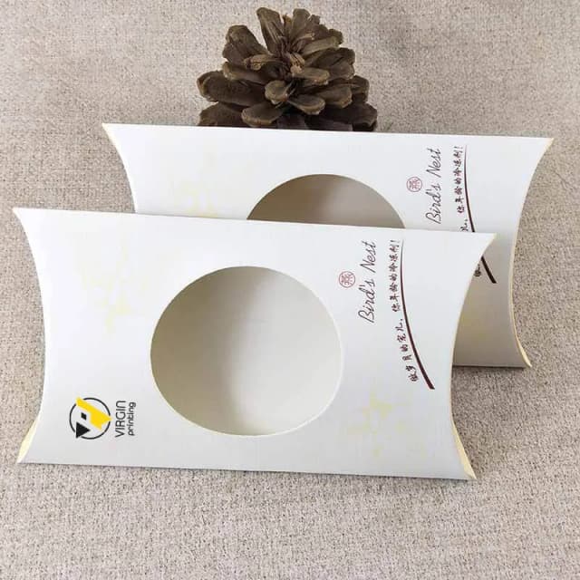 custom-window-pillow-boxes-kraft-design-front-view